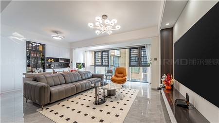 15w打造意式极简风格的家127m² | 丽尔曼顿全房全屋定制