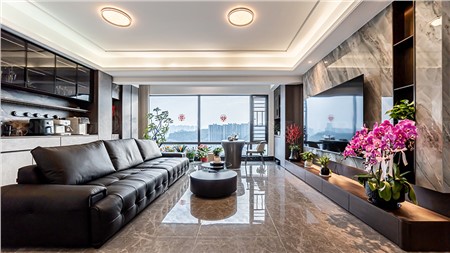 10.8w打造现代风格的家143m² | 丽尔曼顿全房全屋定制