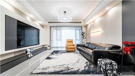 10.8w打现代黑白棕风格的家146m² | 丽尔曼顿全房全屋整装