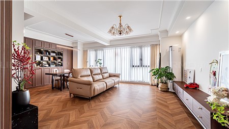 23w打造轻法中古风格的家156m² | 丽尔曼顿全房全屋定制