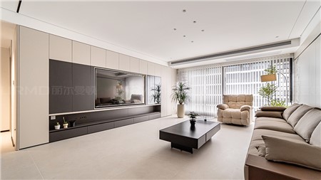 21w打造现代极简风格的家126m² | 丽尔曼顿全房全屋定制
