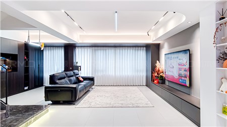 23w打造现代黑白灰风格的家156m² | 丽尔曼顿全房全屋整装