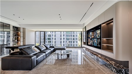 18w打造现代极简风格的家220m² | 丽尔曼顿全房全屋定制