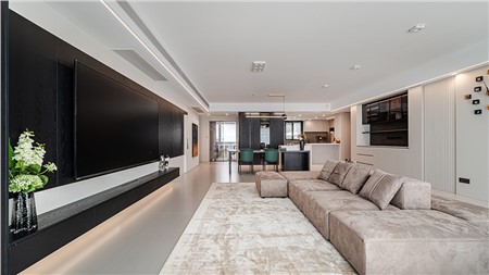 20.8w打造黑白极简风格的家180m² | 丽尔曼顿全房全屋定制