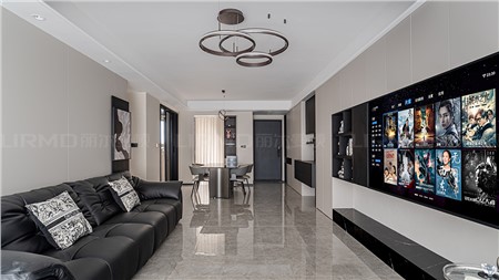 16.8w打造现代极简风格的家143m² | 丽尔曼顿全房全屋整装