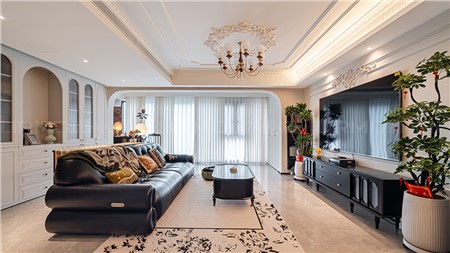 8w打造复古法式风格的家126m² | 丽尔曼顿全房全屋整装