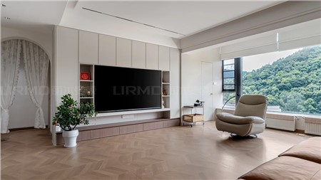 12.8w打造现代复古风格的家130m² | 丽尔曼顿全房全屋定制